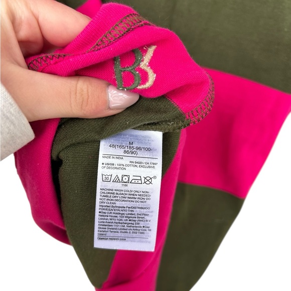 NWT Banana Republic Striped LOGO RUGBY SHIRT - Size Medium - 100% Cotton - Picture 10 of 10